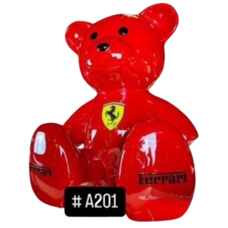 Ourson 35cm Ferrari