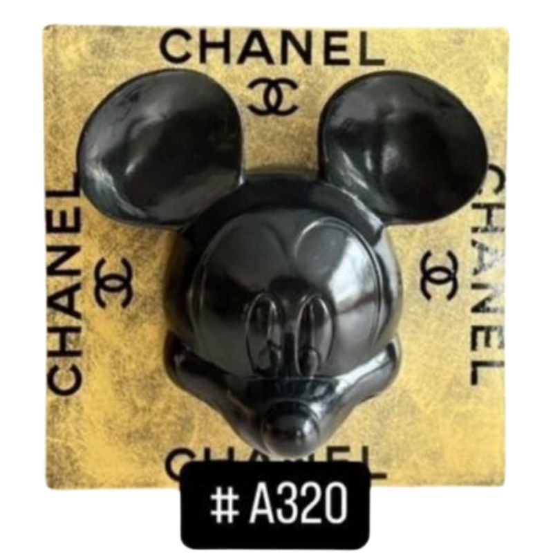 Mickey 50cm Cadre Chanel Or