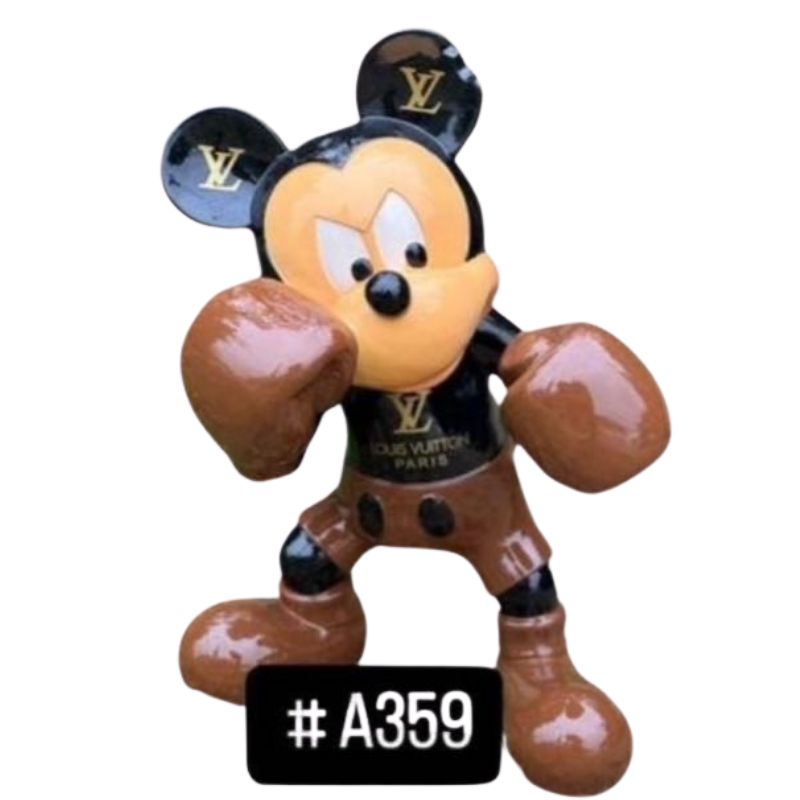 Mickey 60cm Boxeur Louis Vuitton Marron