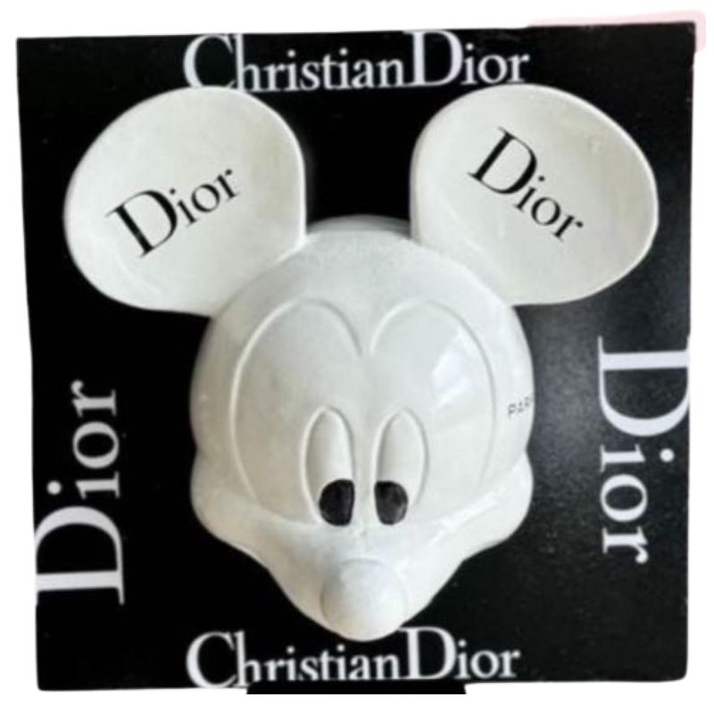 Mickey 50cm Cadre Dior Noir &amp; Blanc