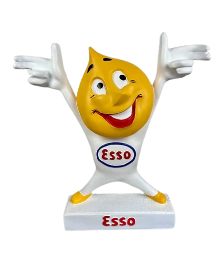 STATUE ESSO JOYEUX 60 CM JAUNE