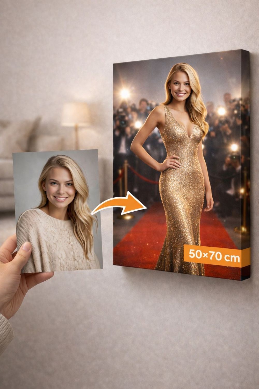 Portret Hollywood 50x70