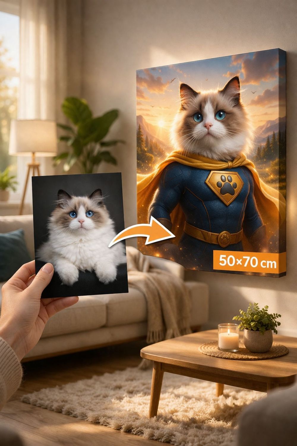 Pupil Superbohater 50x70