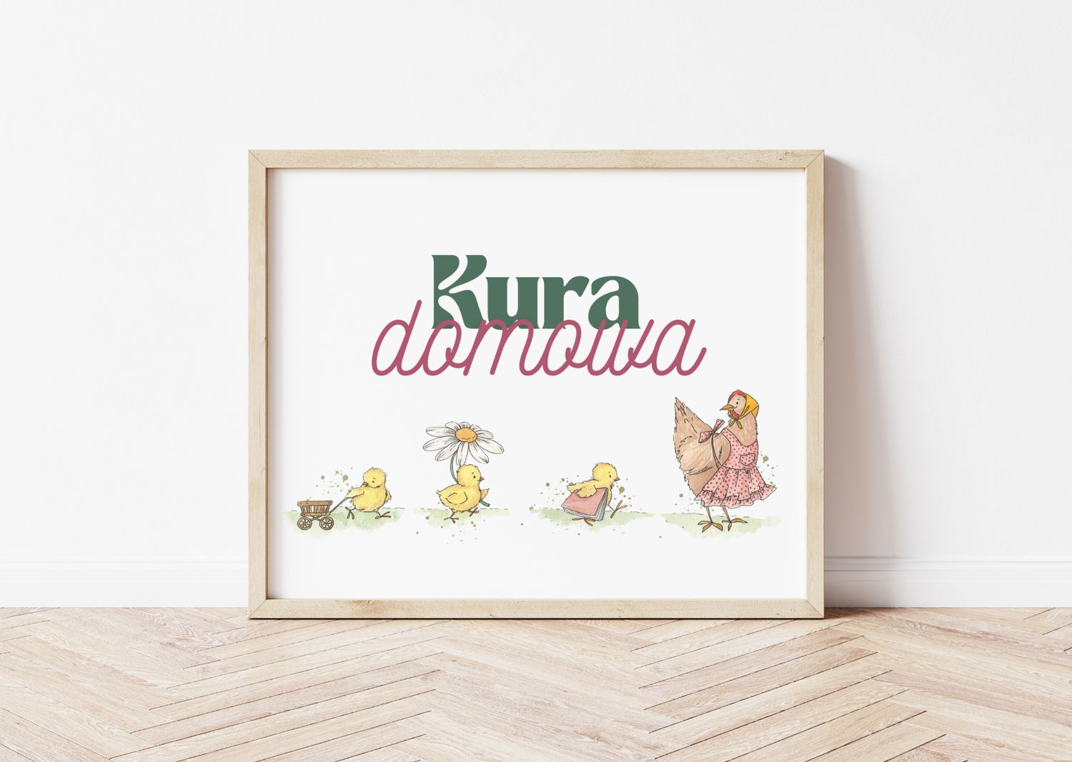 Plakat KURA DOMOWA poziomy
