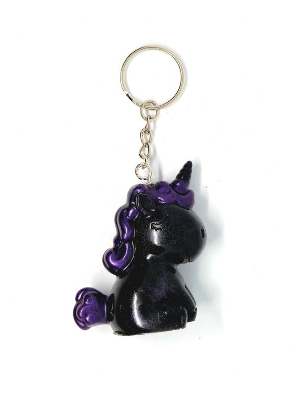 Schlüsselanhänger - Goth Einhorn