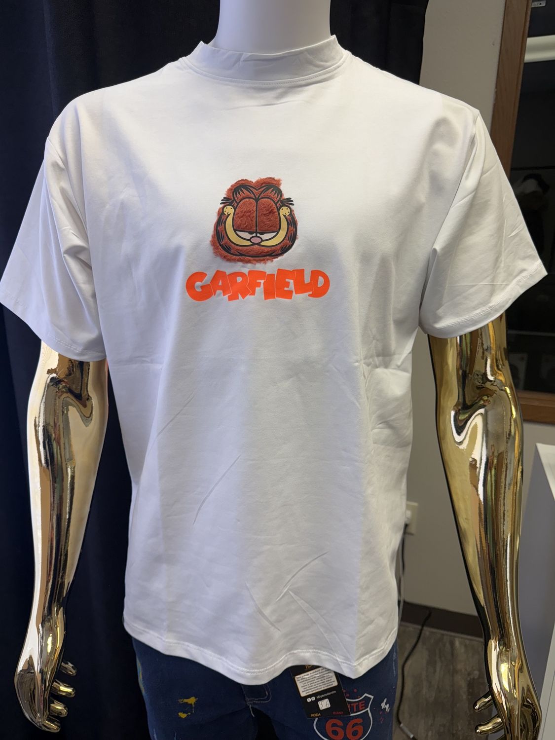 Camisas Garfield, Colour: White, Size: L