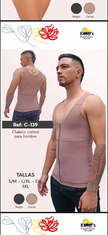C-139 CHALECO CONTROL PARA HOMBRE