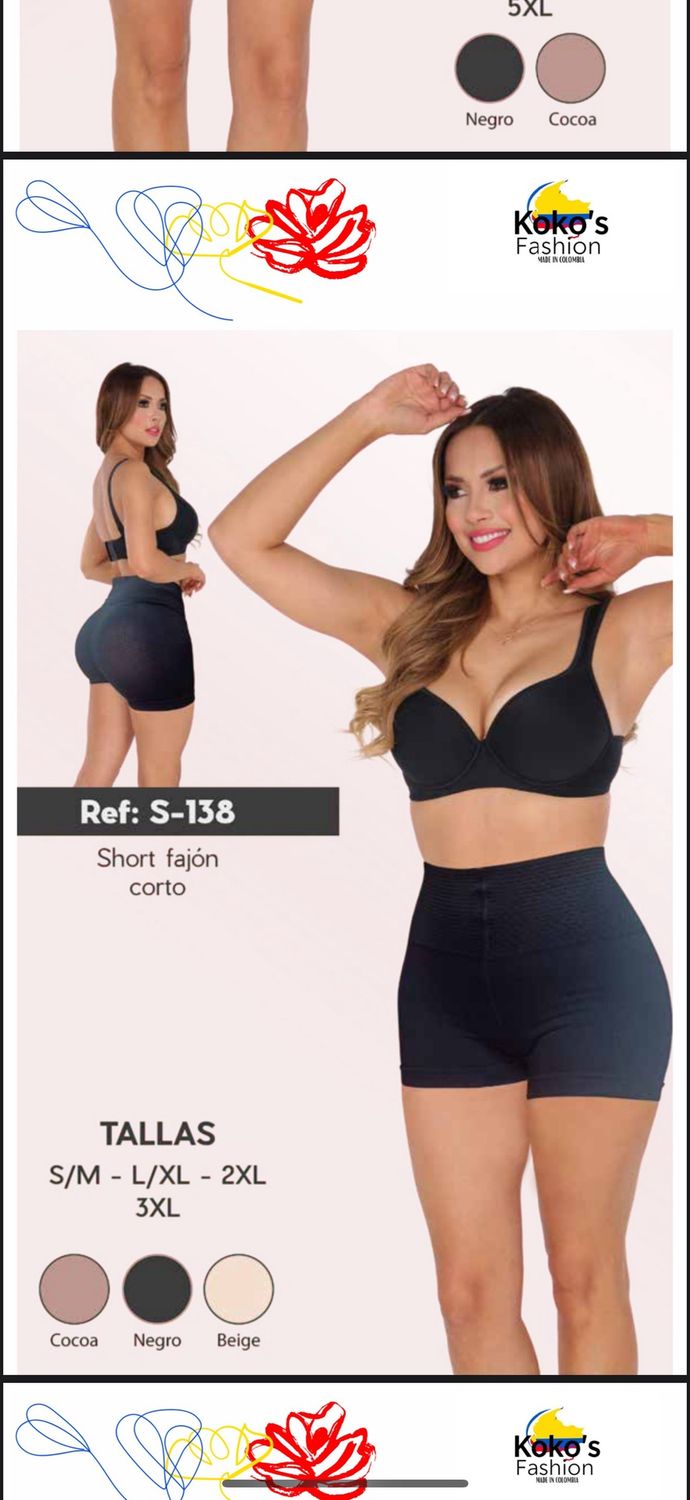 S-138 SHORT FAJON CORTO