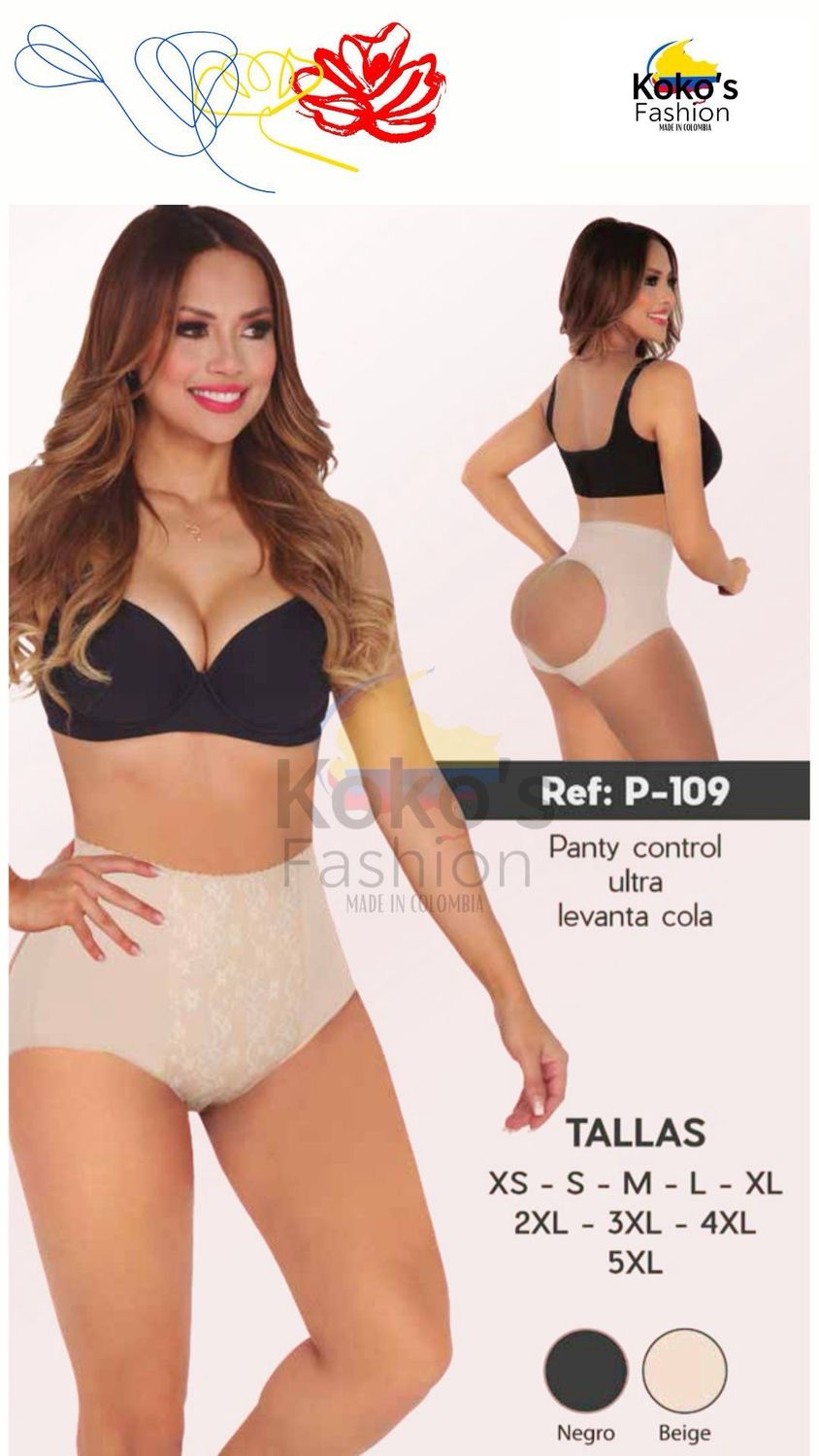 P-109 PANTY CONTROL ULTRA LEVANTA COLA