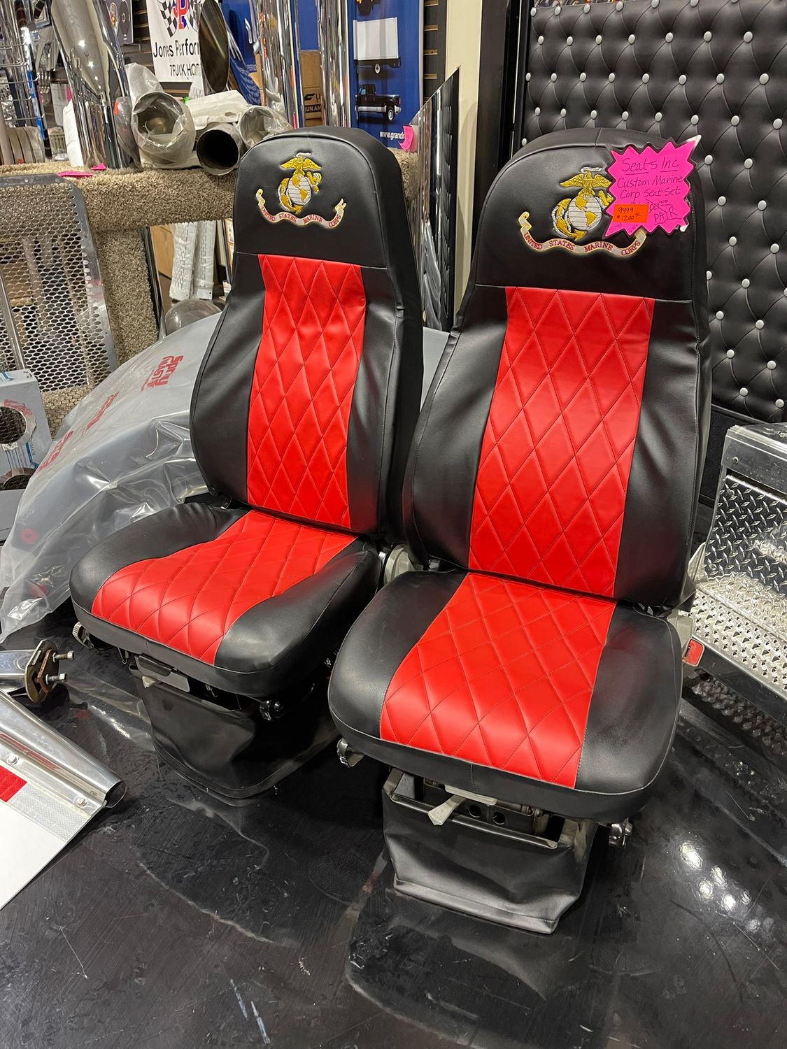 Custom Marine Corp Recovered Seats