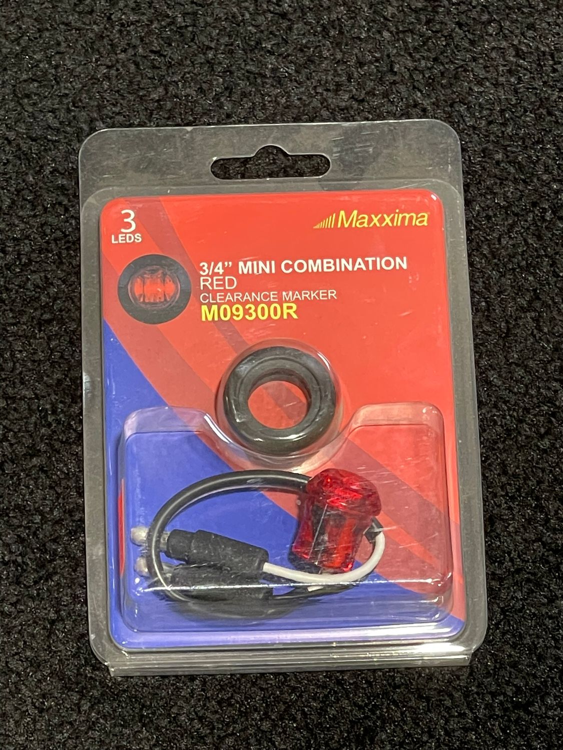 MAXIMMA 3/4" 3 LED RED