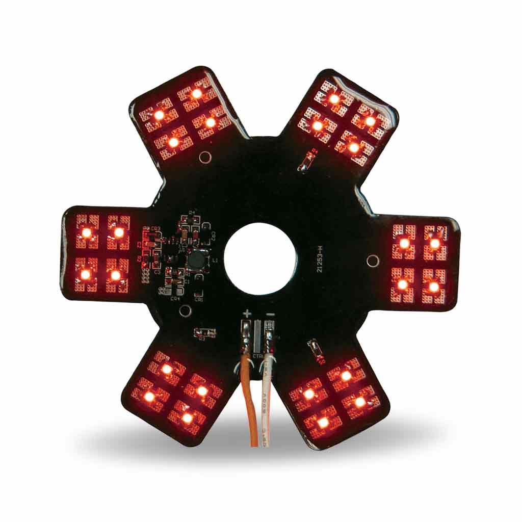 5" Star Red LED Air Breather