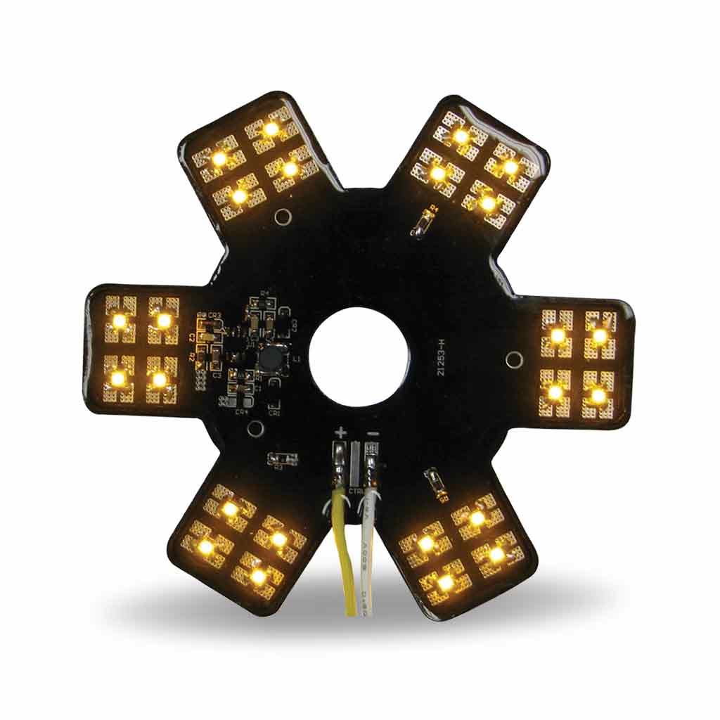 5" Star Amber LED Air Breather