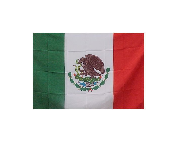 3 ft x 5 ft Polyester Flag - Mexico