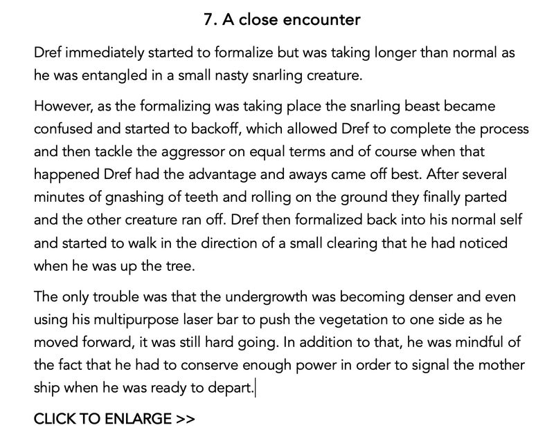 7. A close encounter