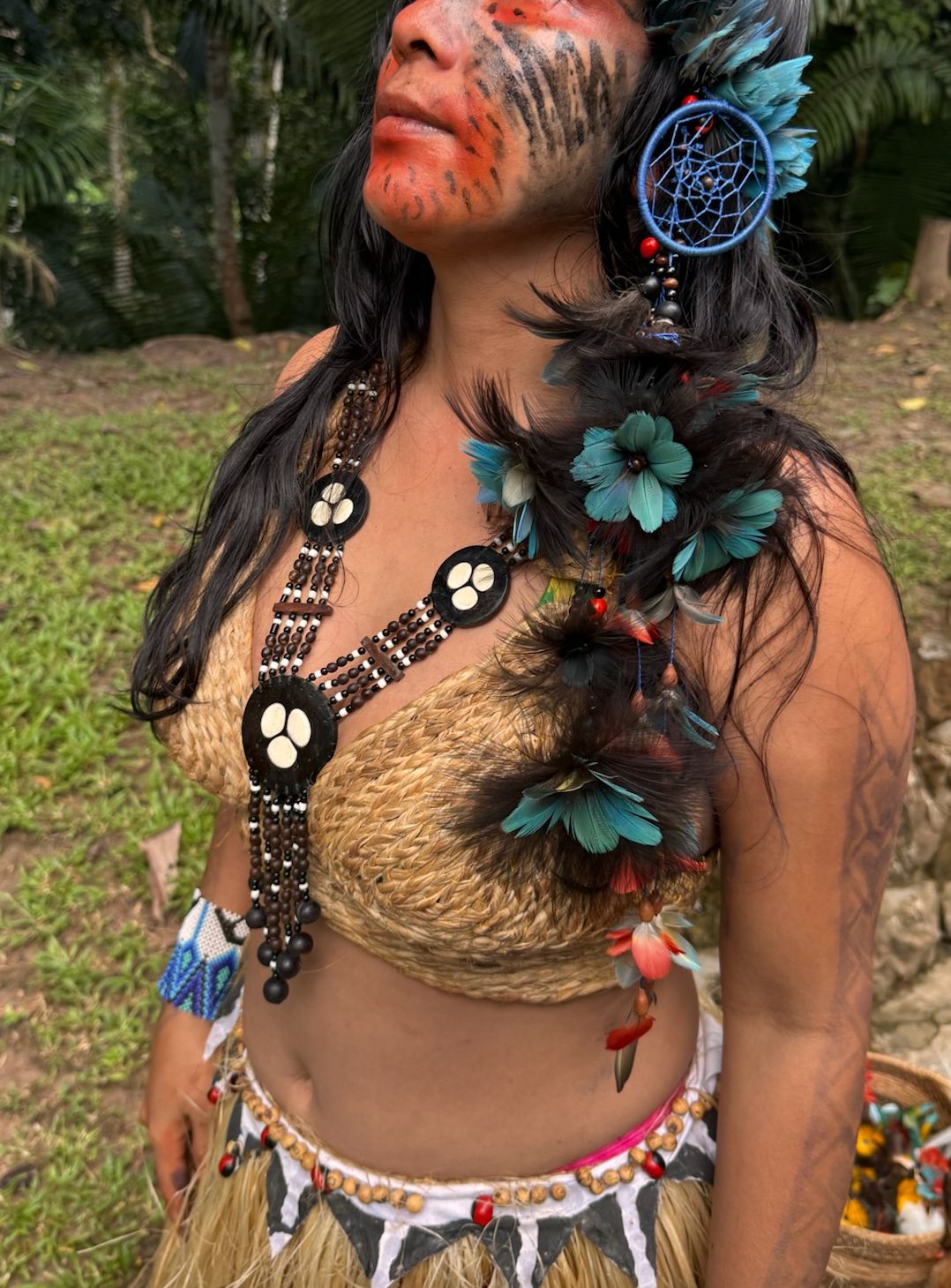 Beaded Coconut Necklace Beaded Coconut Necklace