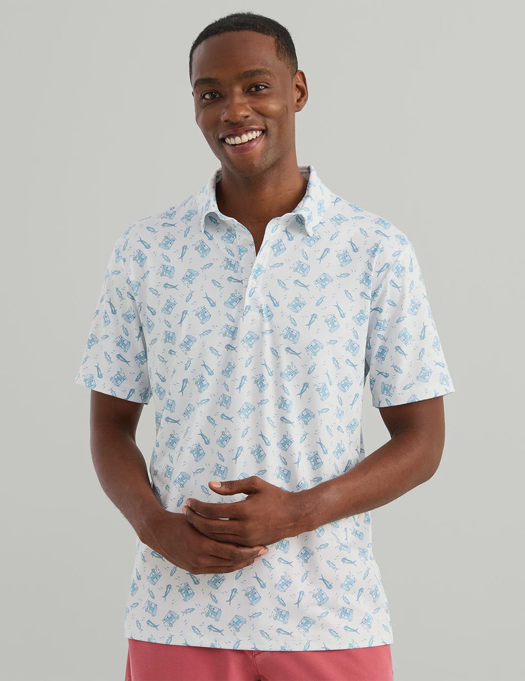 Huk Men'sPursuit Performance Polo