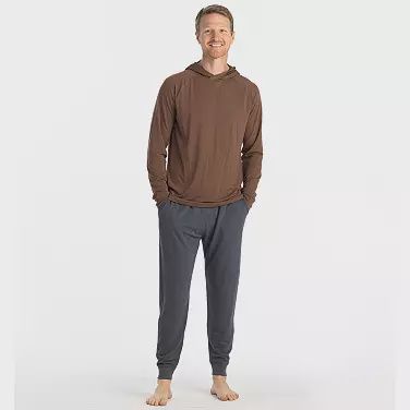 Free Fly Men's Bamboo Lightweight Fleece Joggers Storm Cloud