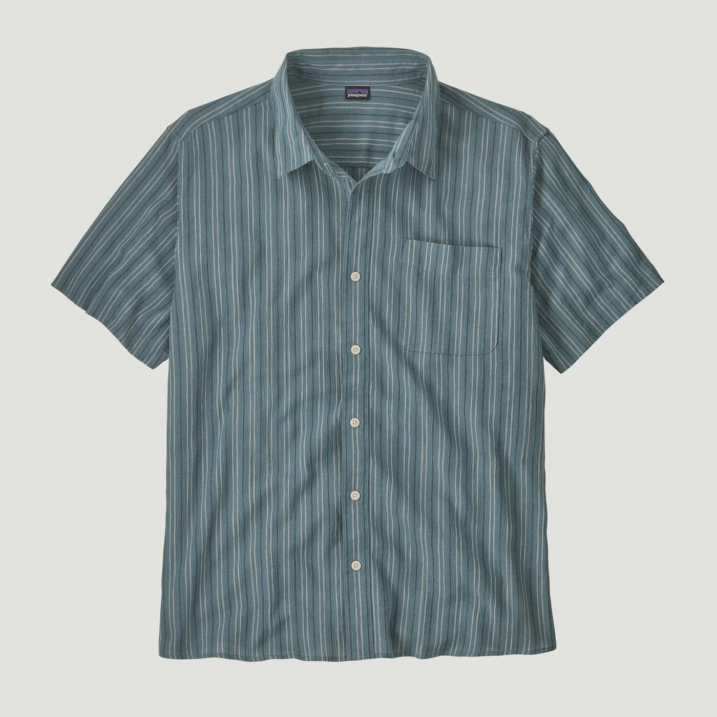 Patagonia Men A/C Shirt Still Blue