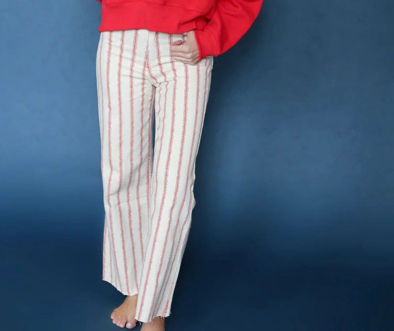 POPPY &amp; PINE DENIM PANTS, Attribute: BASEBALL, Size: SMALL