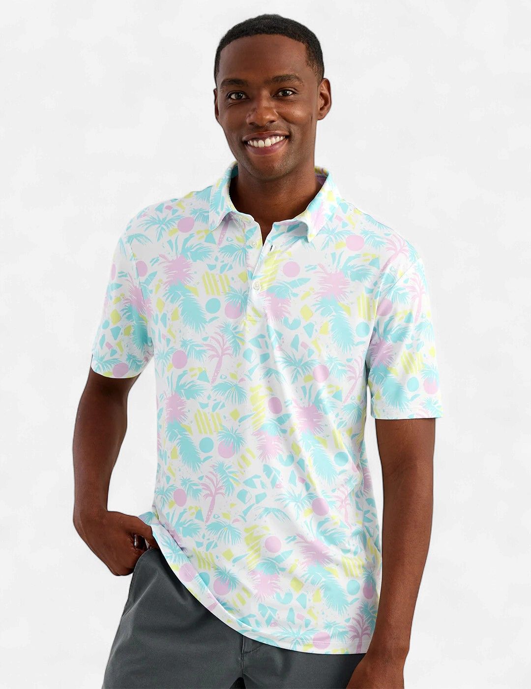 Huk Men's Pursuit Printed Polo