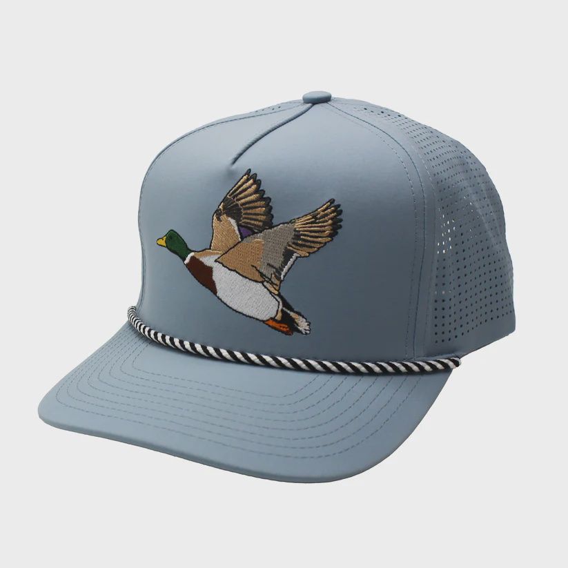 Local Boy Men Mallard Perforated Rope Hat