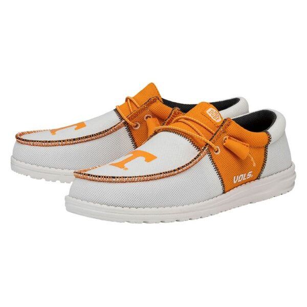 Hey Dude Wally Tri Tennessee White Orange, Size: 8
