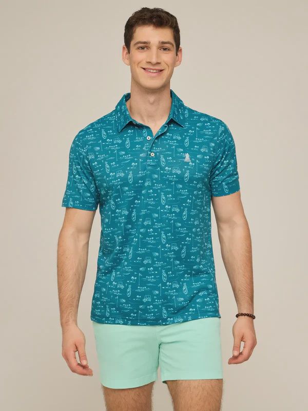 CHUBBIES PERFORMANCE POLO THE FAIRWAGER, Size: MEDIUM