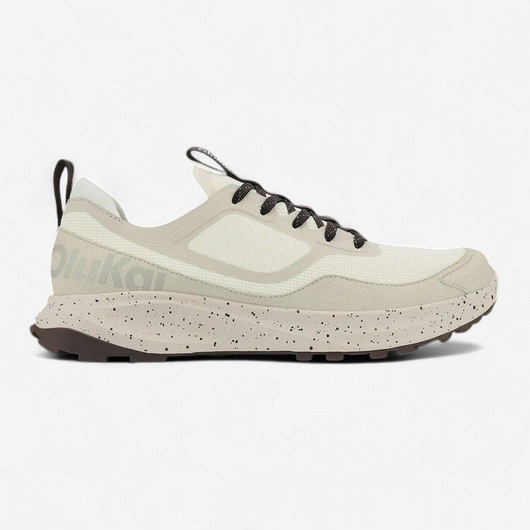 OLUKAI MAKIKI Men’s All-Terrain Athletic Shoes WHITE SAND TAPA