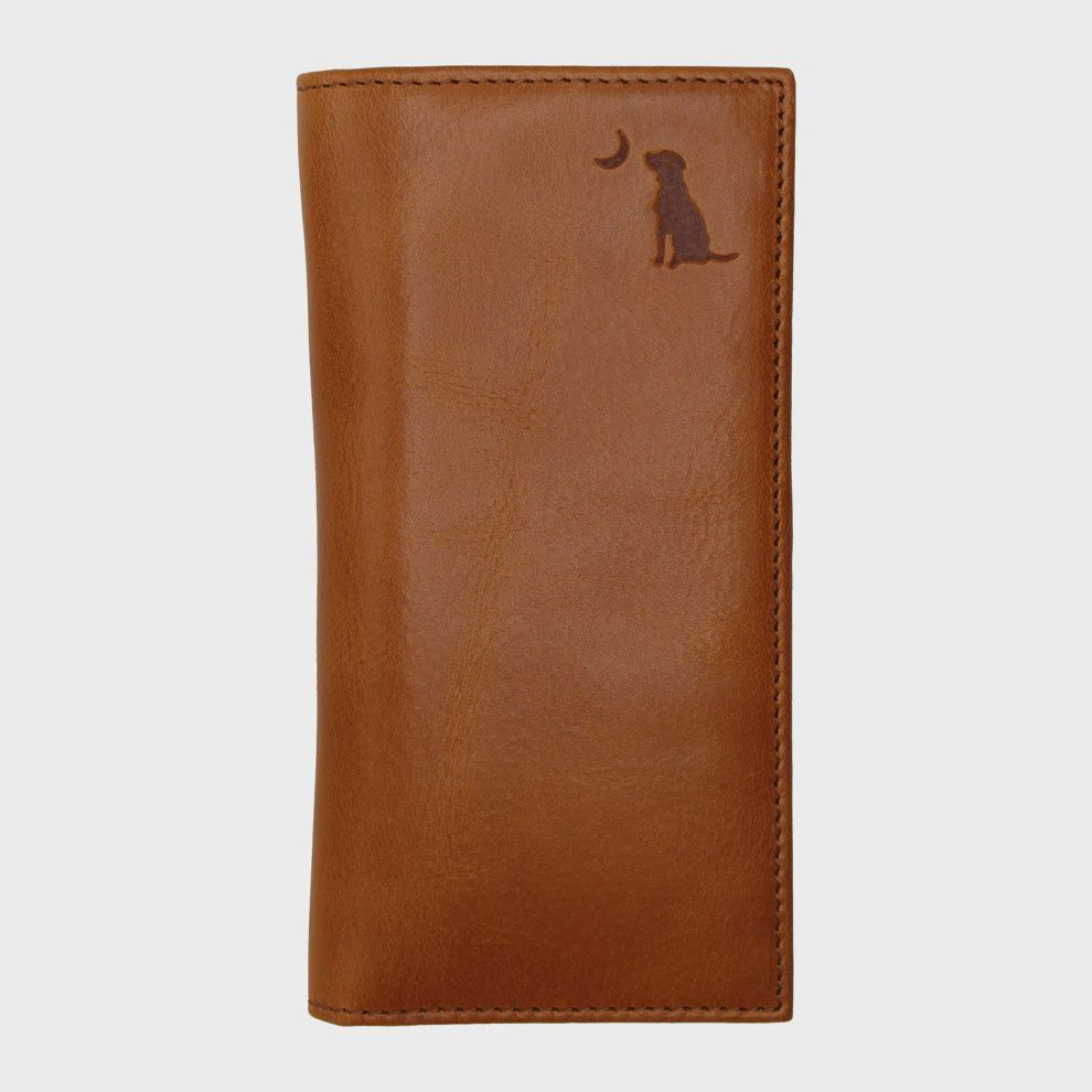 LOCAL BOY OUTFITTERS LONG WALLET BROWN LEATHER