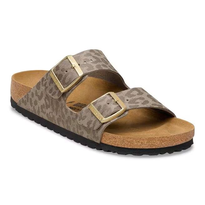 BIRKENSTOCK ARIZONA BS BS LEO GRAY TAUPE, Size: 40
