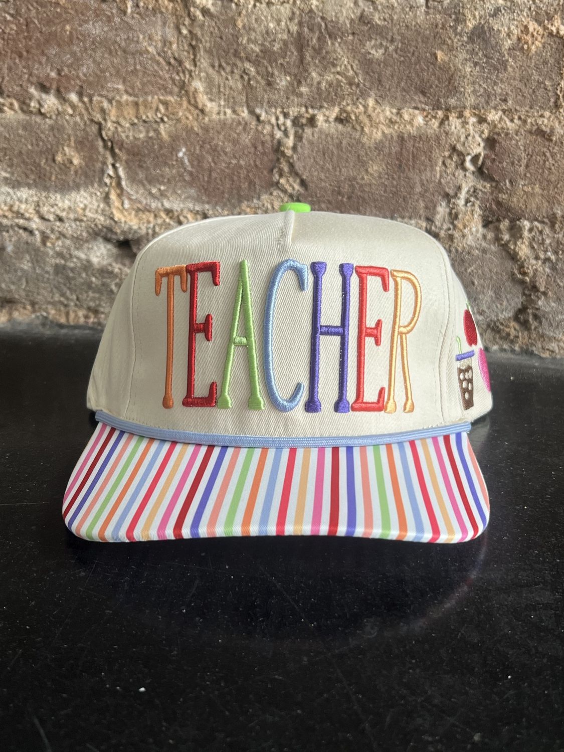 POPPY &amp; PINE TEACHER TRUCKER HAT