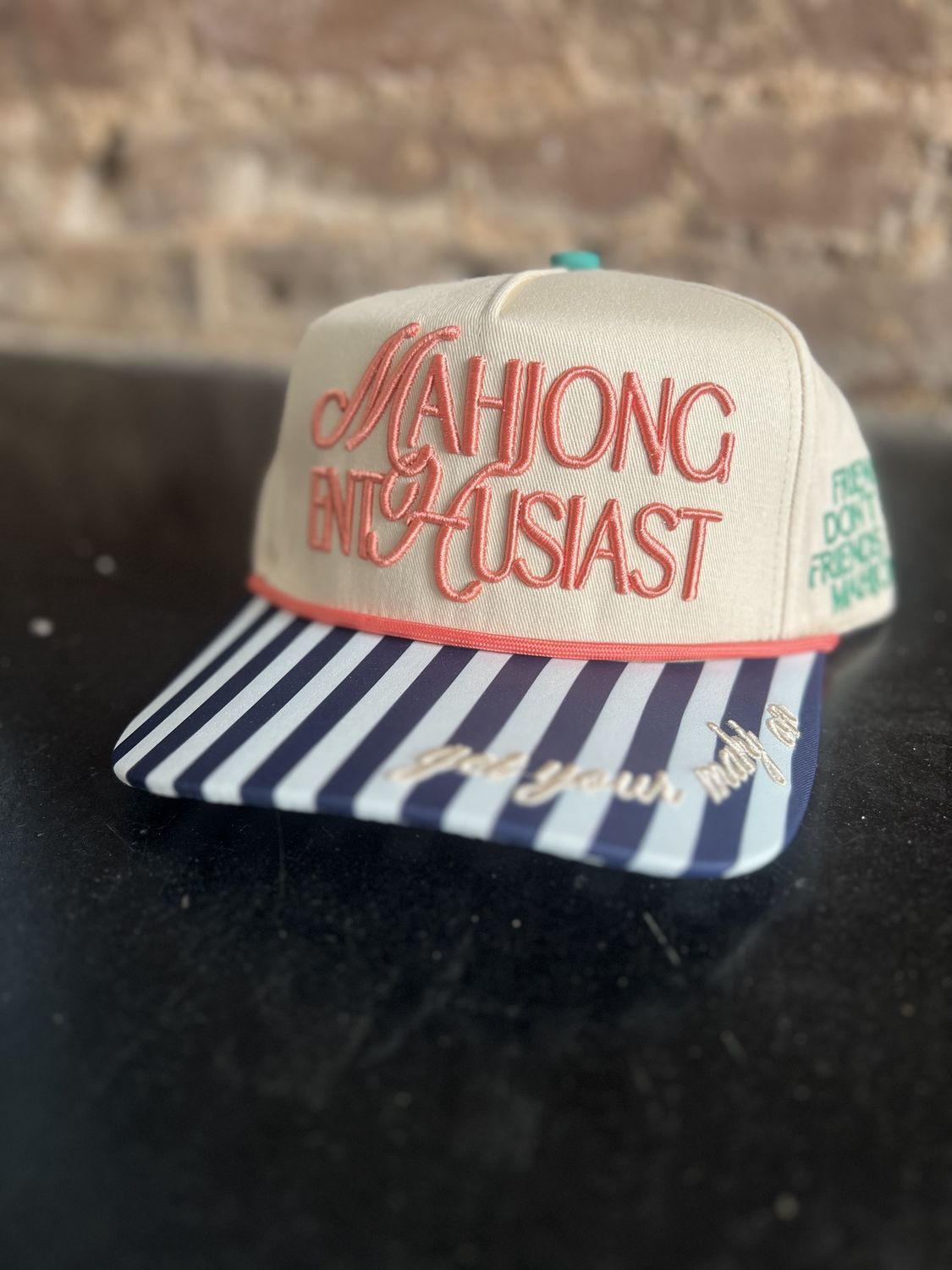POPPY &amp; PINE MAHJONG ENTHUSIAST HAT