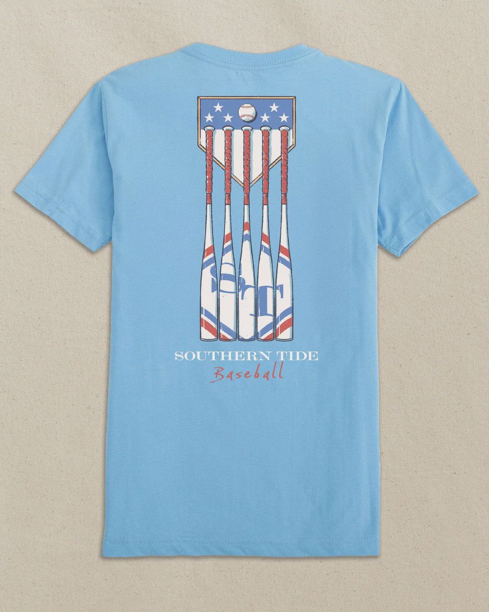 SOUTHERN TIDE YOUTH OCEAN CHANNEL PATRIOTIC BATS, Size: SMALL