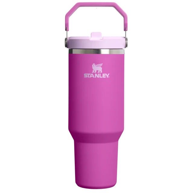 STANLEY FLIP STRAW TUMBLER 40 OZ, Color: DARK BLOSSOM