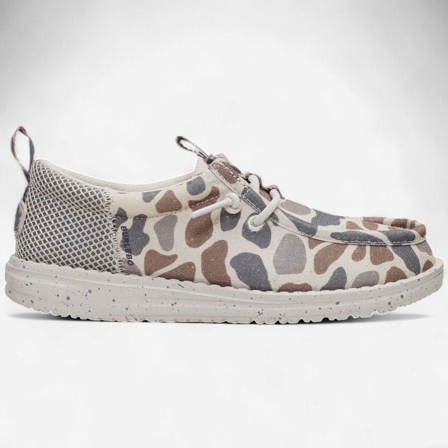 HEYDUDE Wally Funk Youth Deer Camo YOUTH