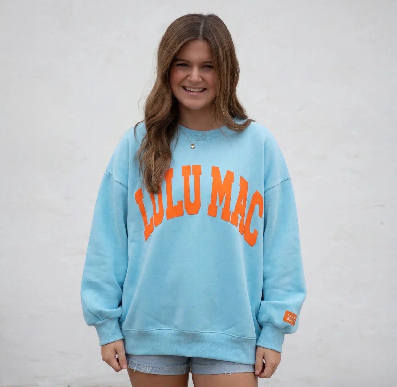 WOMEN'S LULU MAC SWEATSHIRT LIGHT BLUE, Size: XS