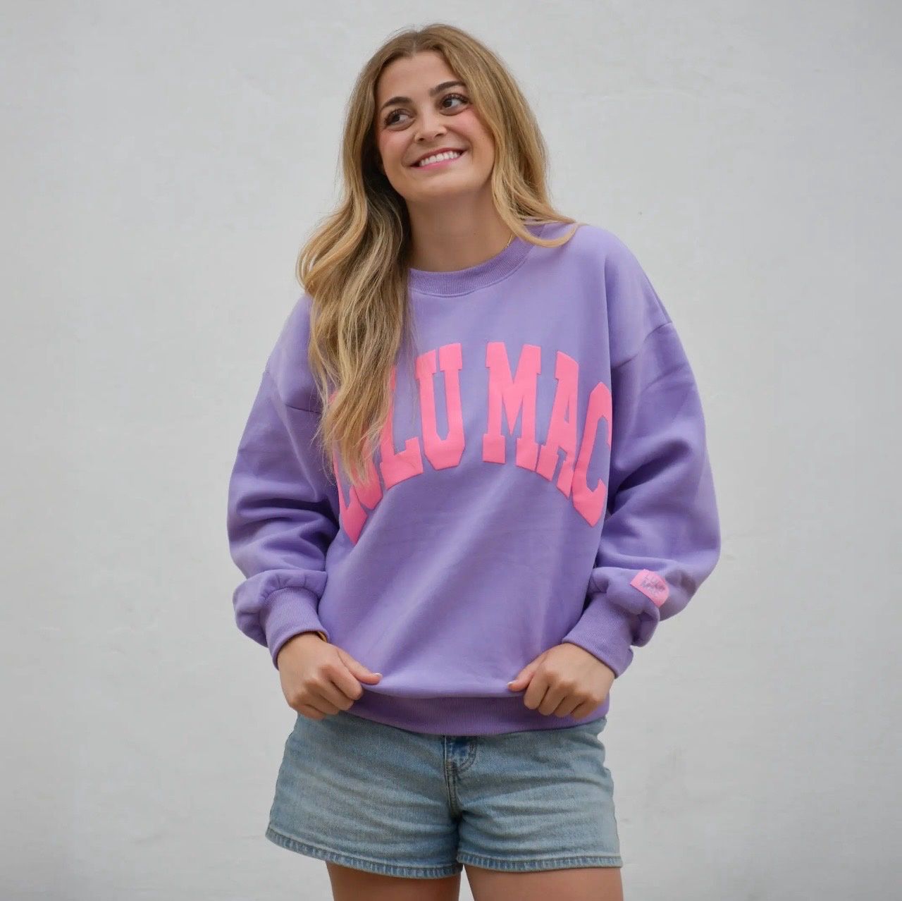 WOMEN'S LULU MAC SWEATSHIRT PURPLE, Size: XS
