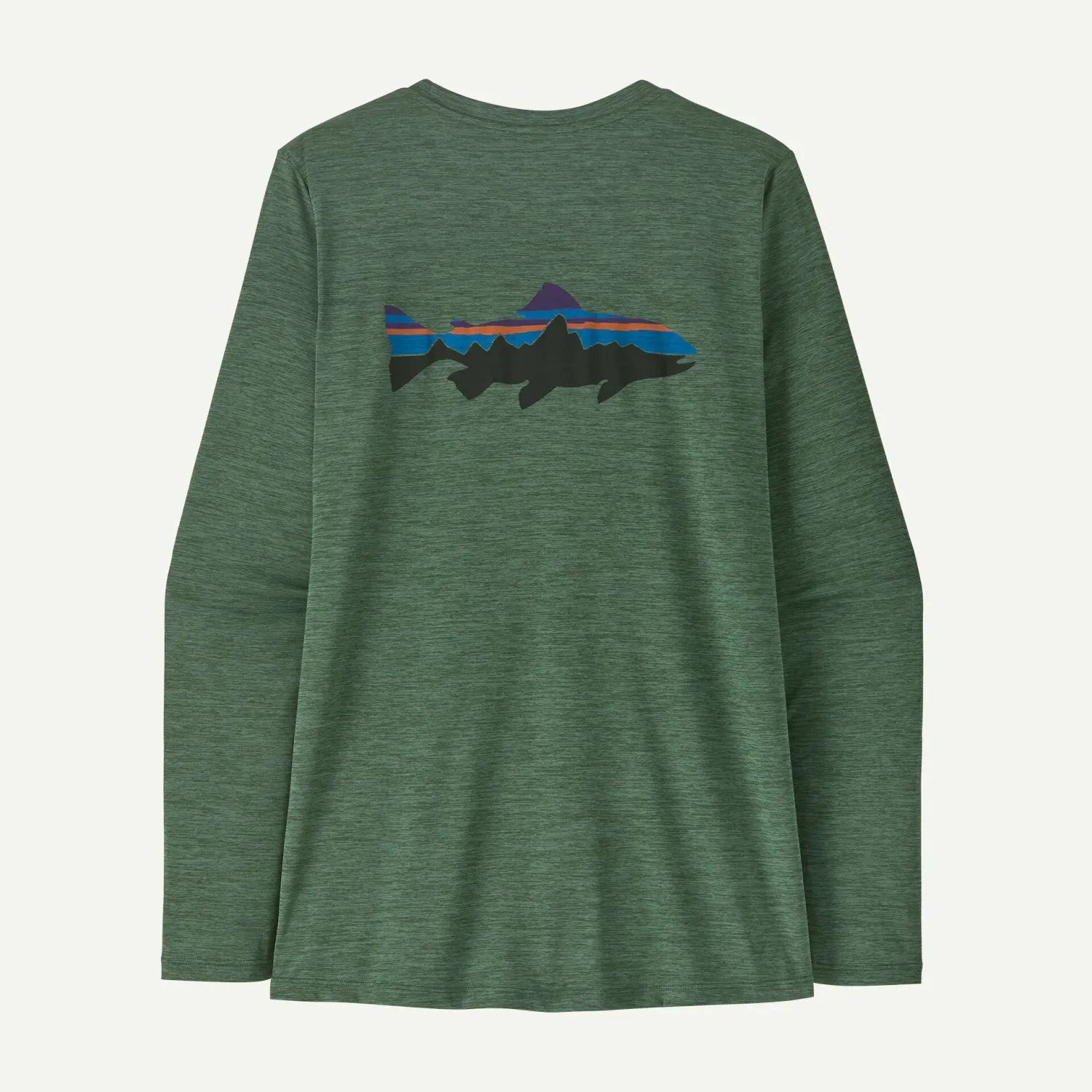 PATAGONIA MEN PATAGONIA Men Long-Sleeved Capilene® Cool Daily Shirt - Fitz Roy Trout, Size: MEDIUM