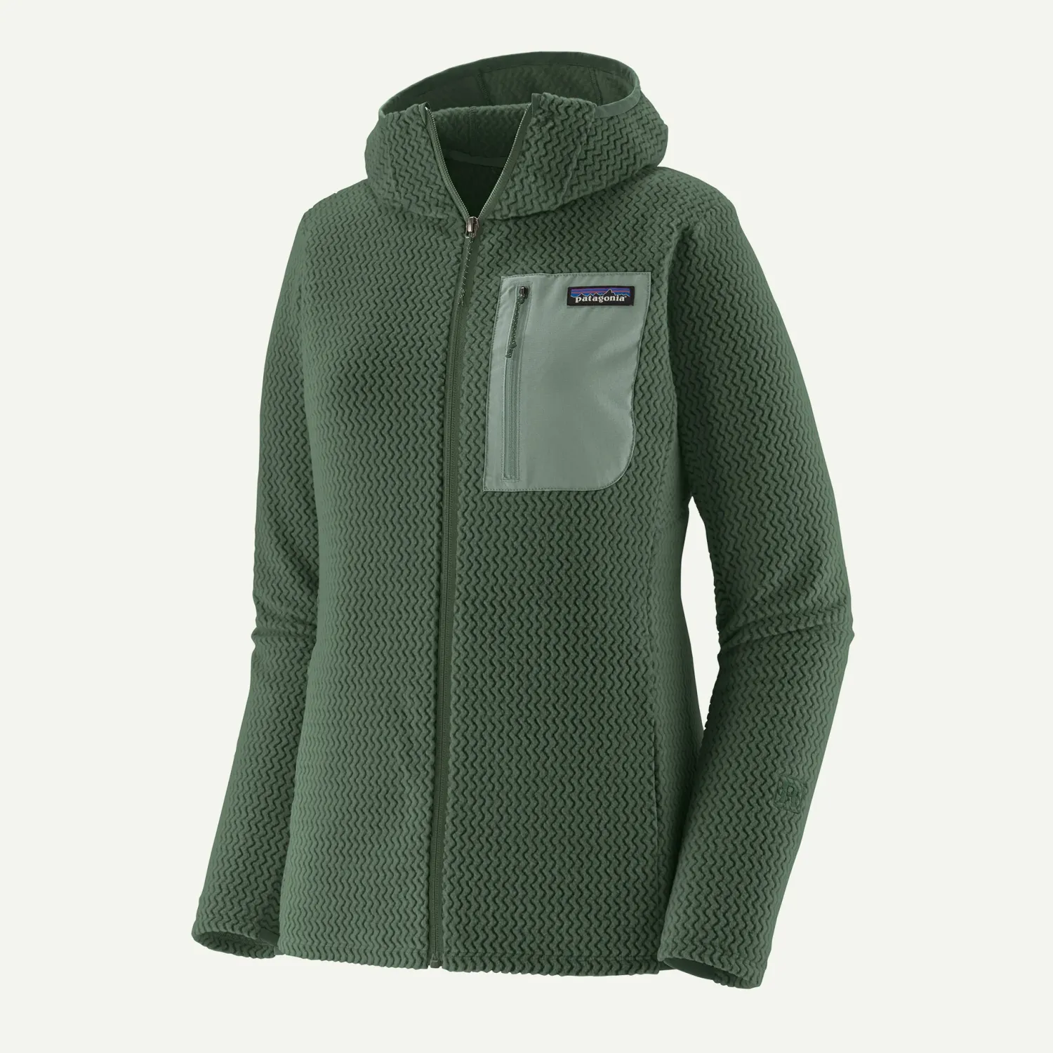 PATAGONIA Women's R1® Air Fleece Full-Zip Hoody, Size: SMALL