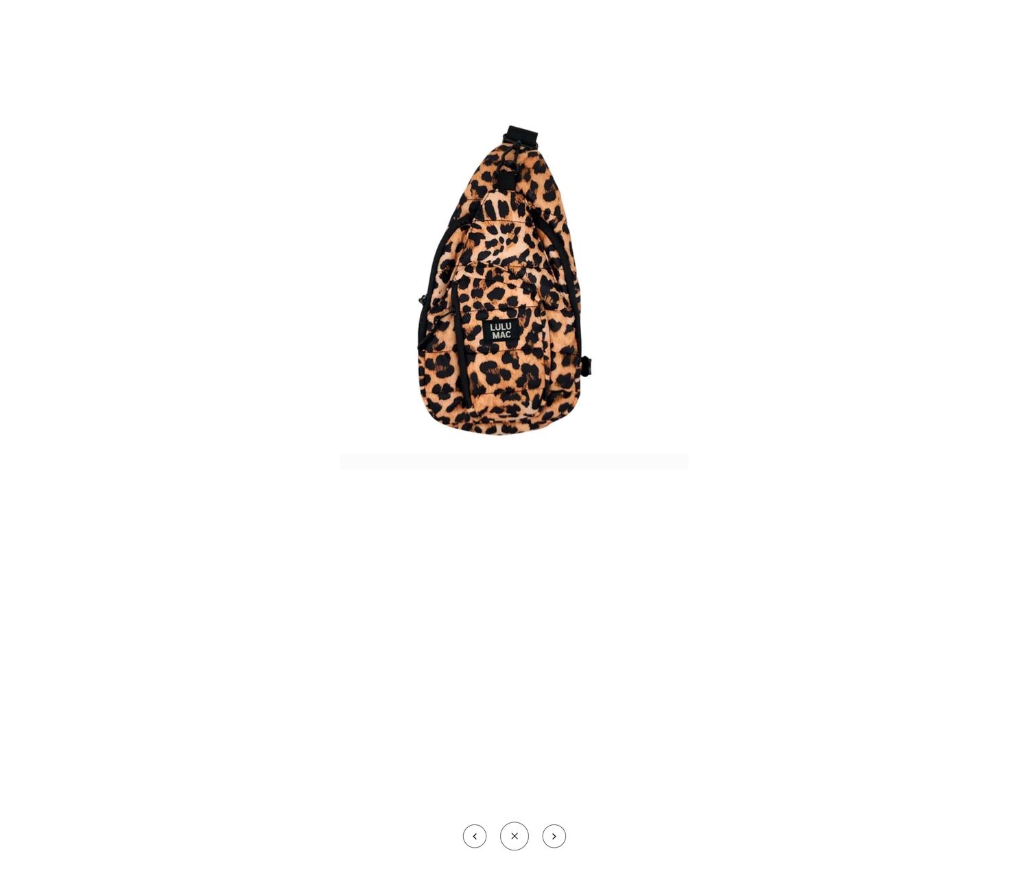 Lulu Mac sling bag leopard