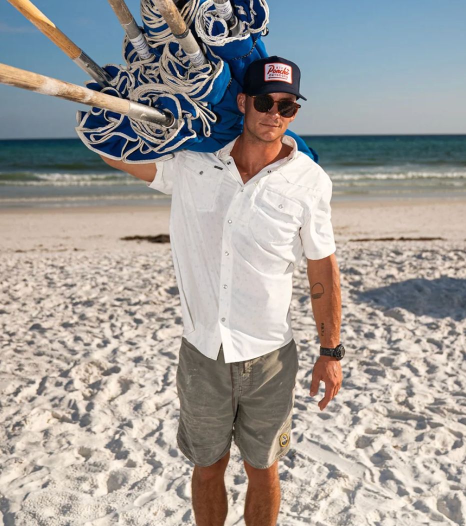 PONCHO THE SURF NO TURF, Size: MED SLIM FIT