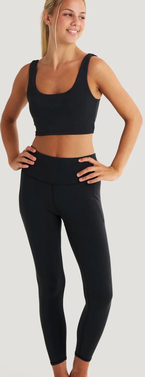 FREE FLY Women's Terraflow Pocket Legging BLACK
