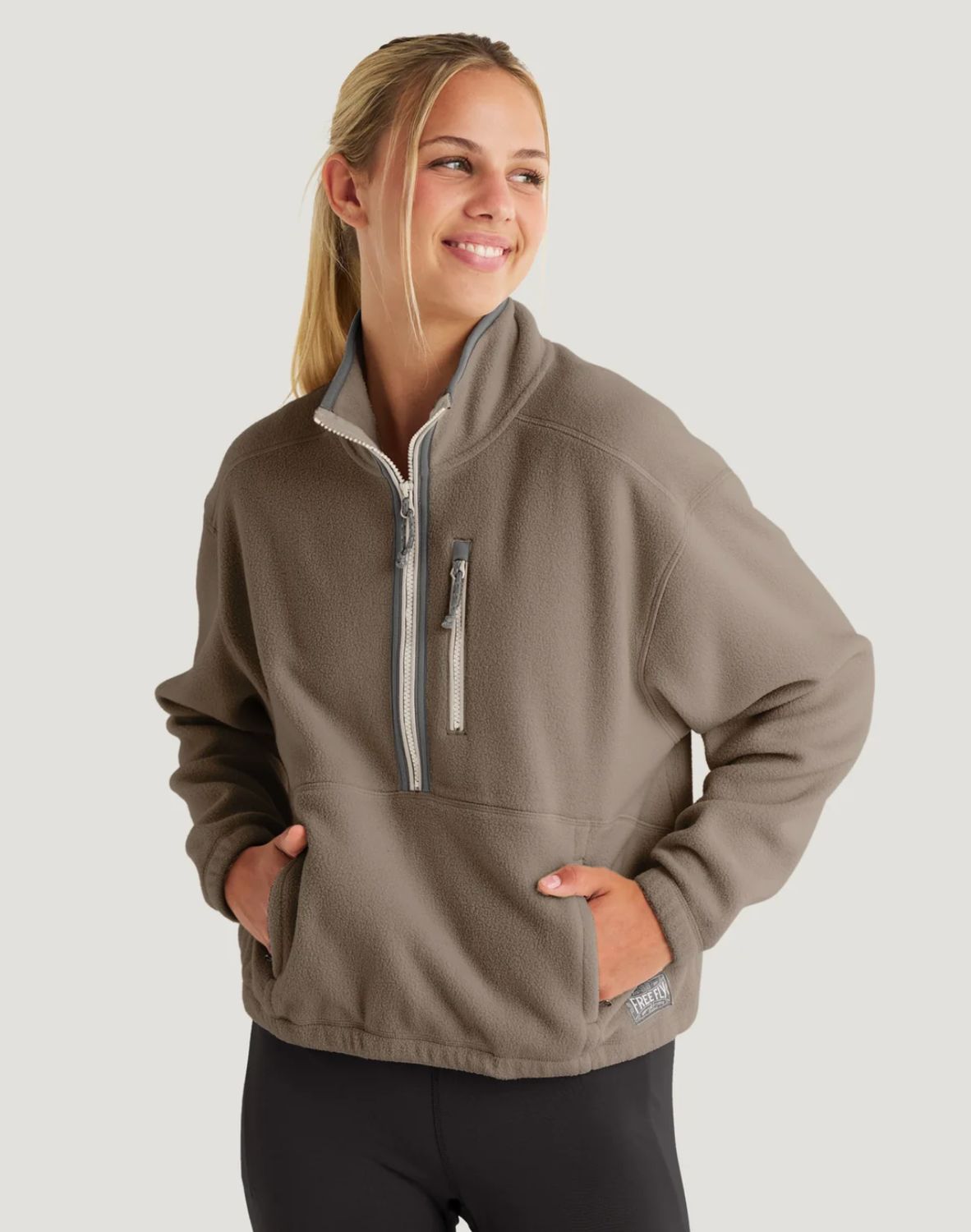 FREE FLY Women's Ashridge Fleece Half Zip