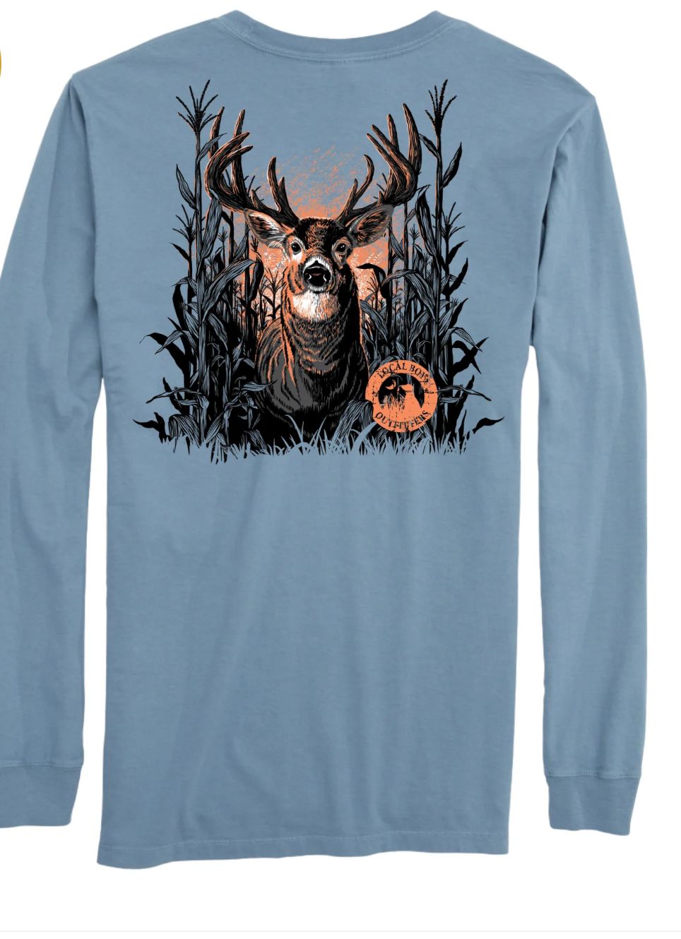 LOCAL BOY  Buck Maze Long Sleeve T-Shirt, Size: SMALL