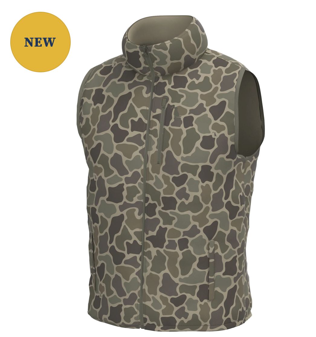 LOCAL BOY DUCK DOWN VEST, Size: SMALL