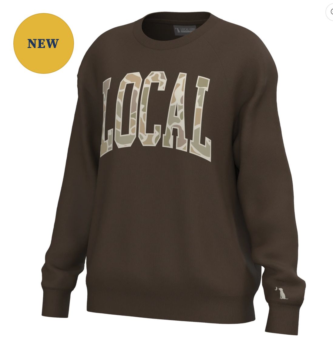 LOCAL GIRL WOMEN Local Girl Crescent Crew
