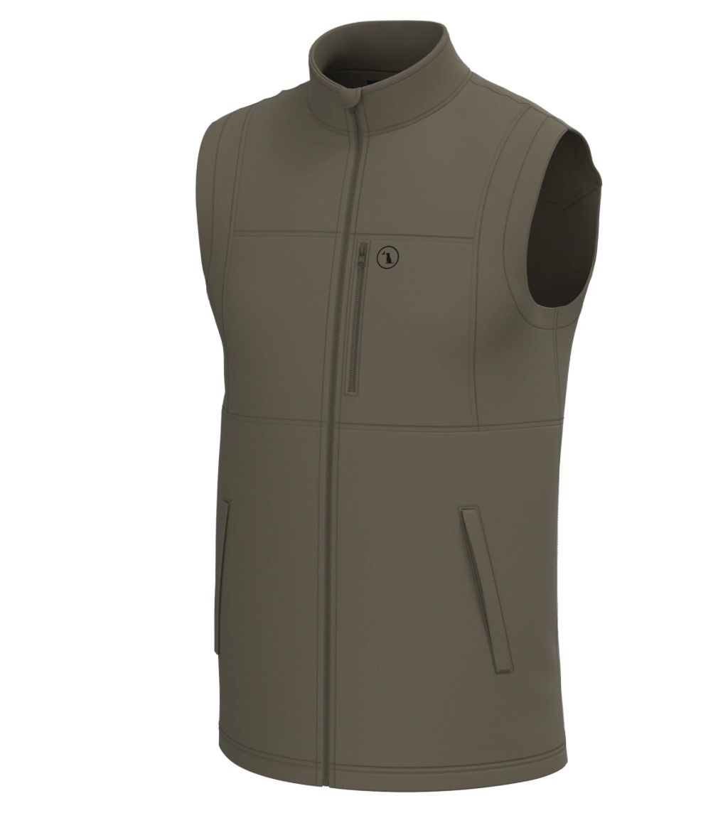LOCAL BOY MEN Elements Vest DARK TAN, Size: MEDIUM