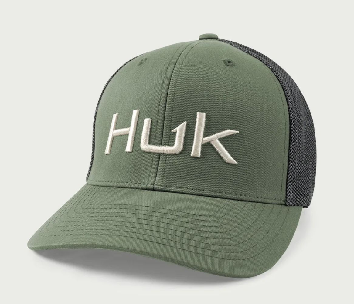 HUK 3D EMBROIDERED 110 TRUCKER HAT