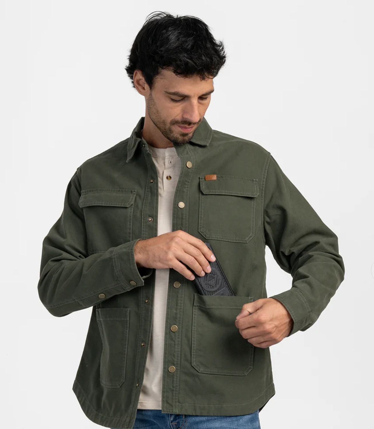 SOUTHERN SHIRT MEN On   Point   Canvas   Field   Jacket   -   Mossberg, Size: MEDIUM